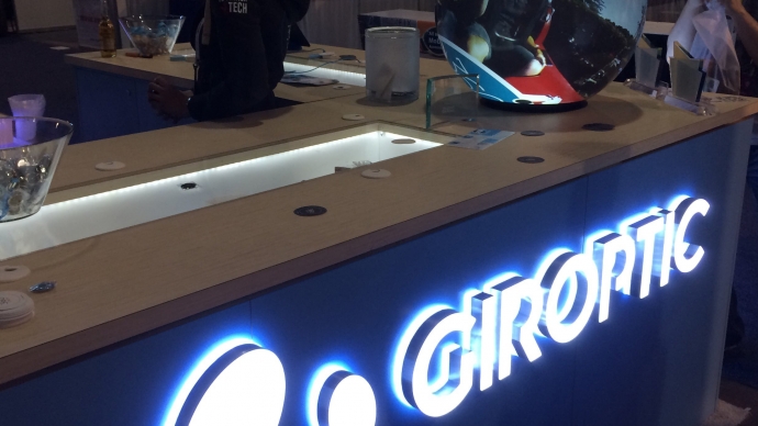 Spherical Computer Monitor at CES 2015